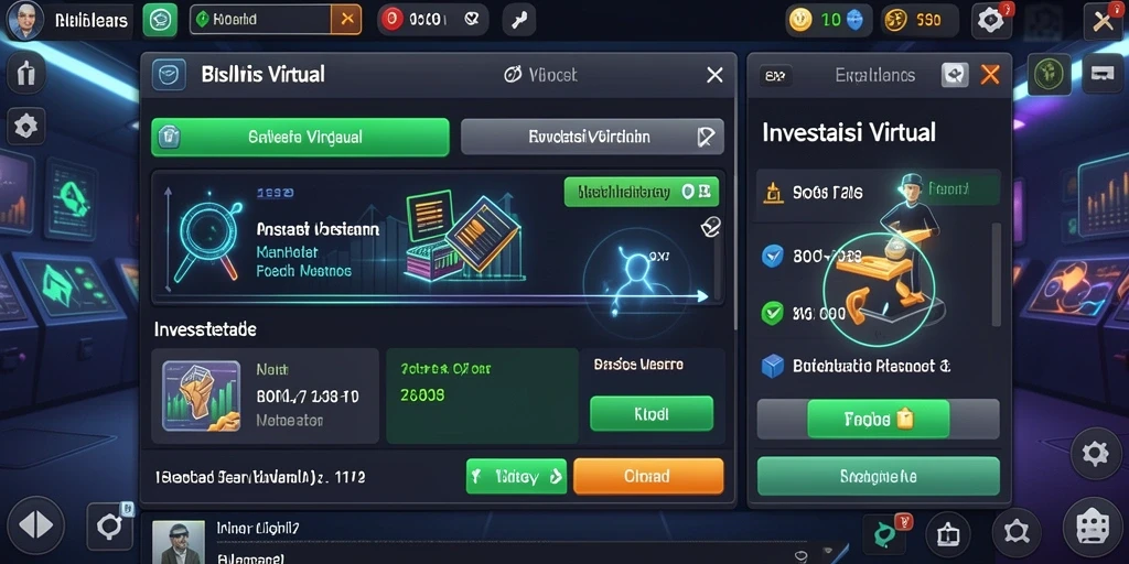 Screenshoot dari berbagai mode permainan yang dinamis.