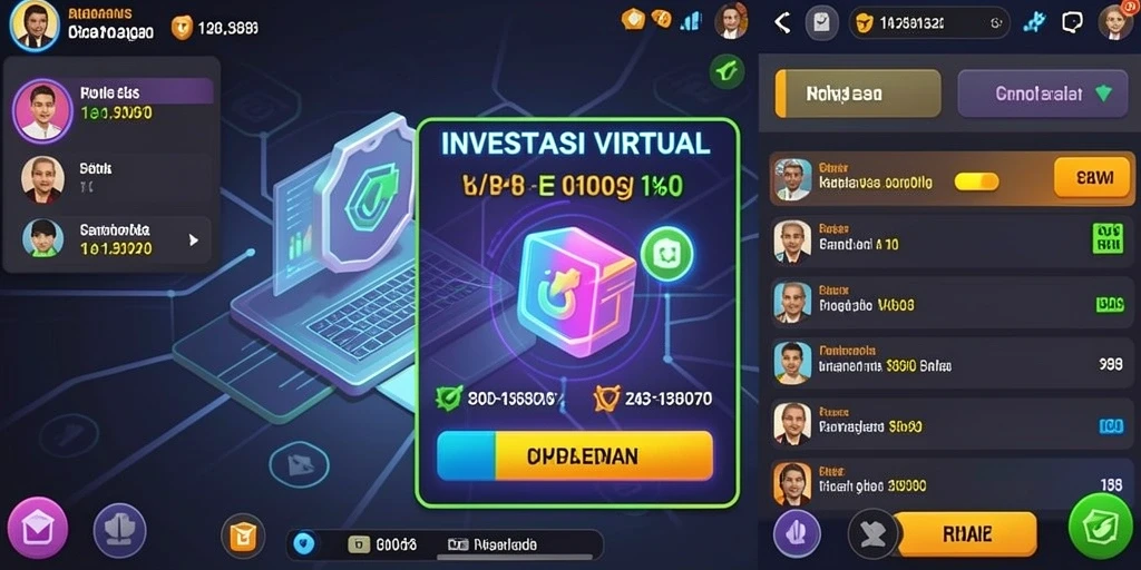 Karakter menarik dalam QQ1221 yang dapat dipilih.