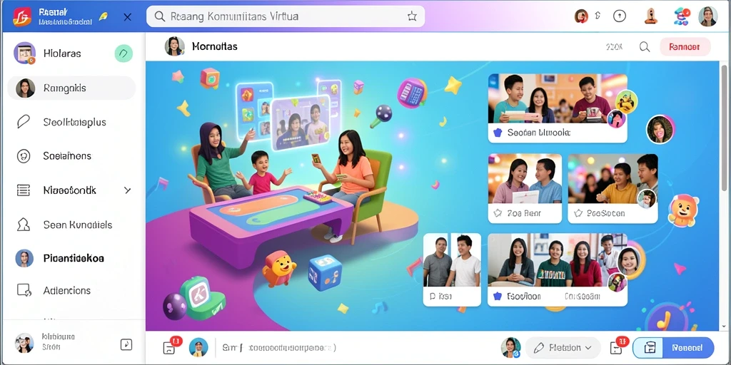 Ilustrasi dari mode multiplayer yang seru dalam SURGA77.